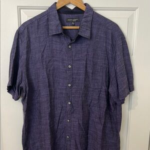 Robert Barakett Purple Casual Button Down Shirt